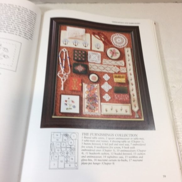 LIKE NEW Book: Doll's House Needlecrafts Over 250 Projects, Venus A Dodge 1998 - Picture 7 of 7